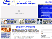 Tablet Screenshot of bestsourcellc.com